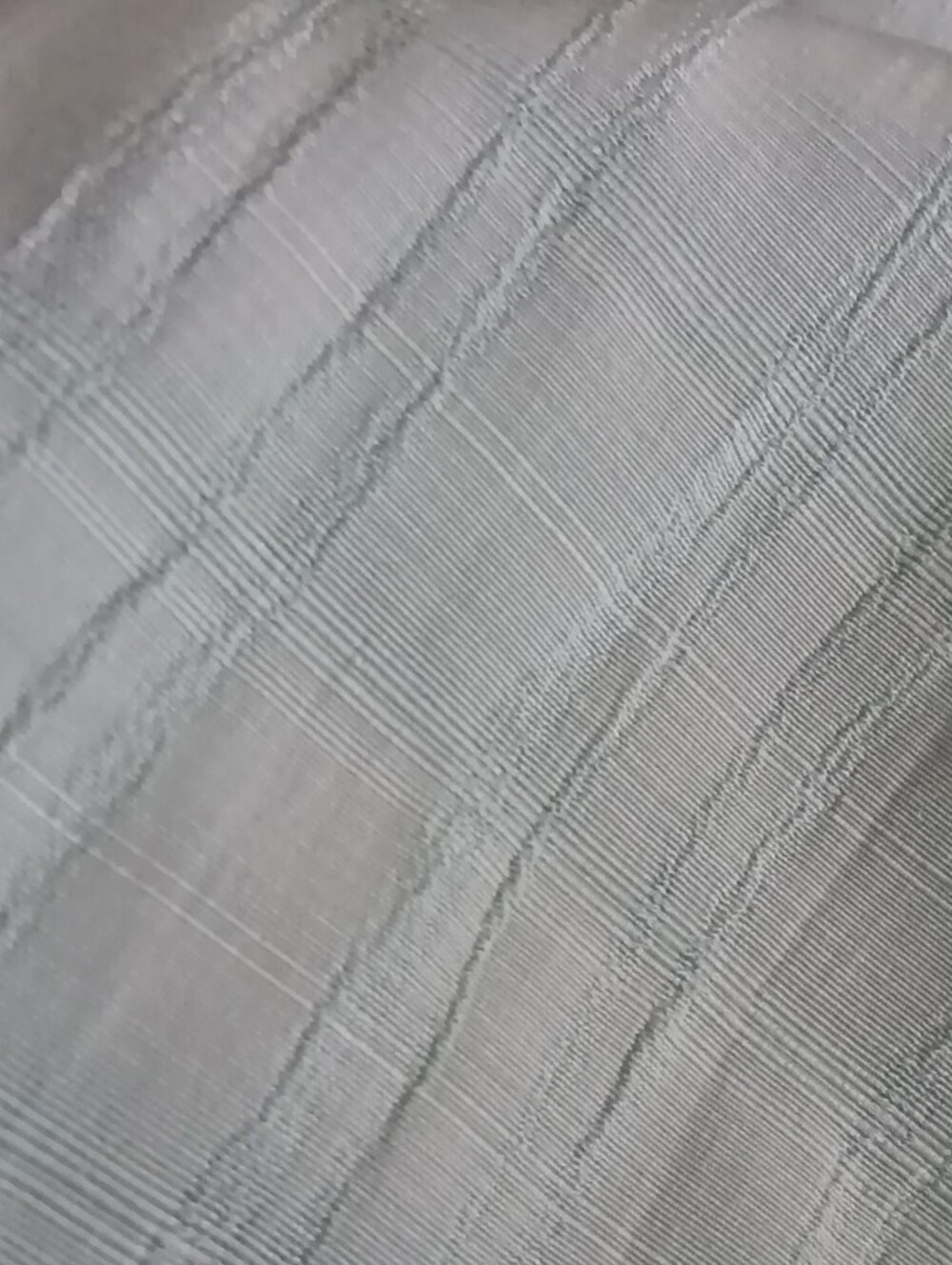 Light Aqua Cotton Shirt With Ruffle Hem - Picture 3 of 3